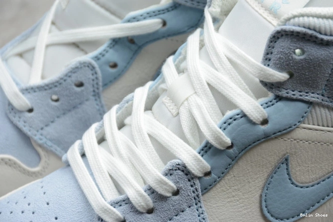 Bmlin Mid 1 Jordan Blue DA4666-100 Air Mixed Textures 0707